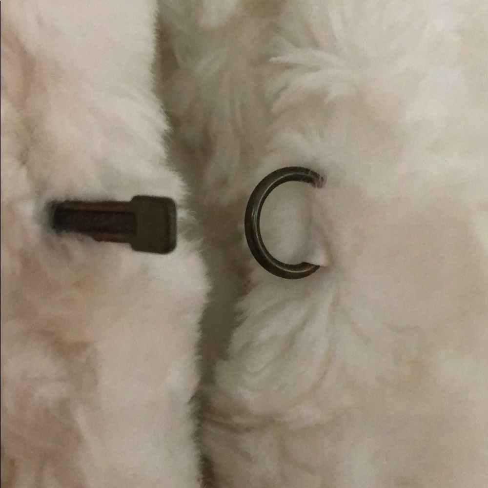 I.N.C. FAUX FUR FULL LENGTH COAT AT BLOOMINGDALES - Picture 5 of 8